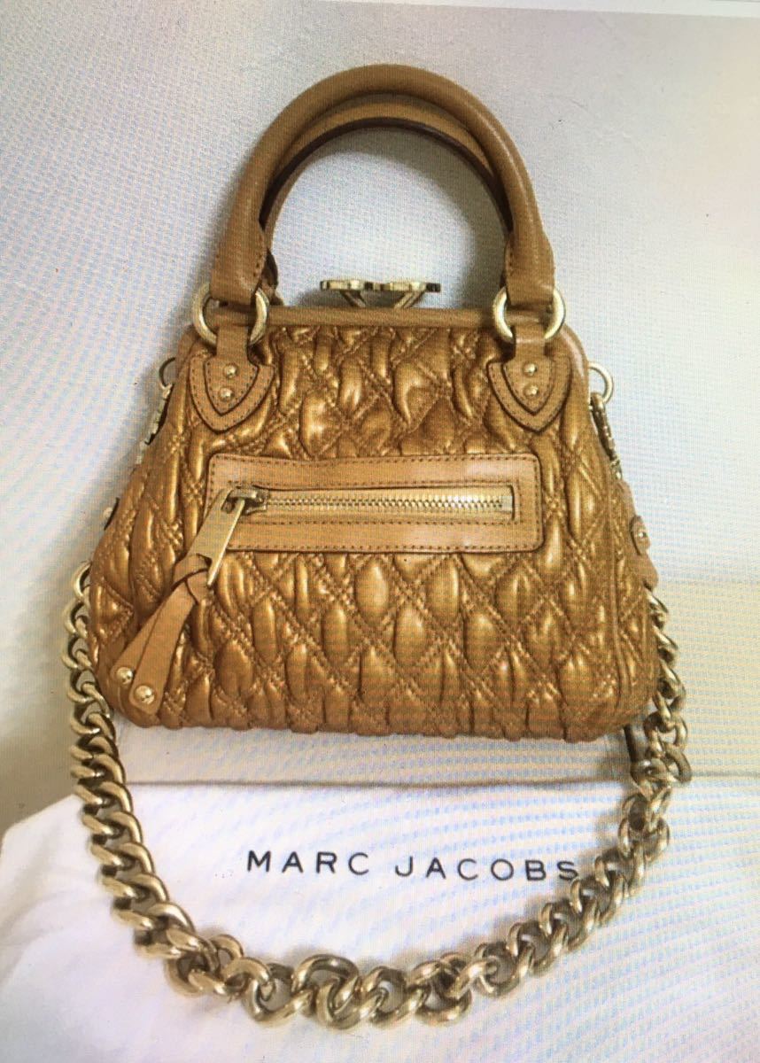 MARC JACOBS マークジェイコブス レザー がま口 チェーンショルダー