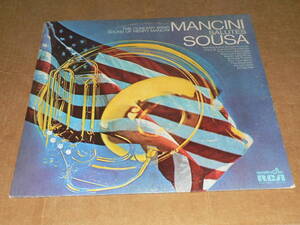 LP( rice RCA QUDRO DISC/4 channel record )| Henry * man si-ni. Hsu The compilation [MANCINI SALUTES SOUSA]APD1-0013 *73 year record | beautiful record, all bending reproduction excellent 