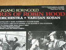 LP(英盤)／VARUJAN KOJIAN指揮ユタ響「THE ADVENTURES OF ROBIN HOOD」音楽：ERICH WOLFGANG KORNGOLD ’83年デジタル／美盤、全曲再生良好_画像5