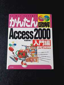 初版 かんたん図解 Access 2000 入門編 フルカラー 本 アクセス パソコン 町田奈美 Windows 【まとめ買いで送料お得になります】 即決 お得