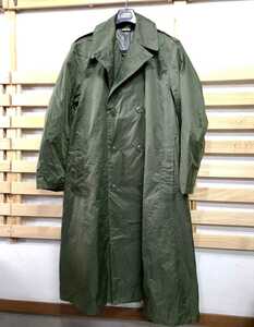 ヴィンテージ U.S.ARMY Nylon Rubber Coat Green Shade M-2 レインコート トレンチ アメリカ軍 ミリタリー