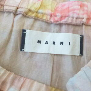 MARNI マルニ ★ピンク 黒スパンコール スカート 38 M相当の画像4