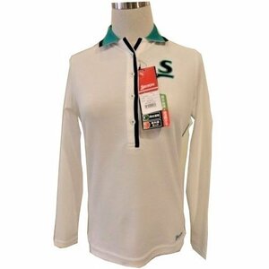 スリクソン SRIXON ゴルフ レディースウェア 秋冬モデル UV/吸水速乾 ポロシャツ 70％OFF（S寸）ホワイト