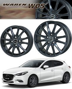 [●業販●]*冬用*4本*新品*WAREN W05*GM*17インチ*7J+45 5-114.3*ブリヂストン*VRX3*215/55R17*エスティマ/オデッセイ/CX-3