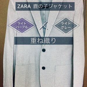 【試着のみの超美品】30000円で購入したZARA鹿の子メンズジャケット