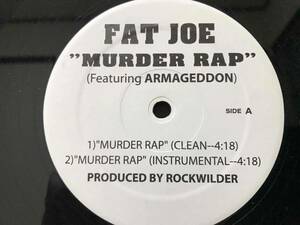 10枚落札で送料無料 // FAT JOE feat. Armageddon // MURDER RAP