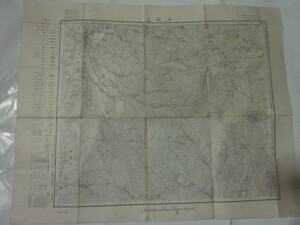 古地図　上ノ山　5万分の1地形図◆昭和22年◆山形県、宮城県