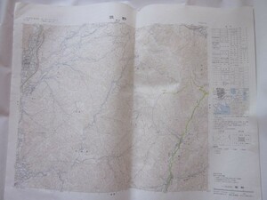 古地図　辰野　2万5千分の1地形図◆昭和63年◆長野県、辰野町、諏訪市、蓑輪町