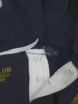 Polo by Ralph Lauren ラルフローレン プリント スウェットパーカー(L)ネイビー ラガーシャツ MERCER CLUB POLO TEAM_画像7