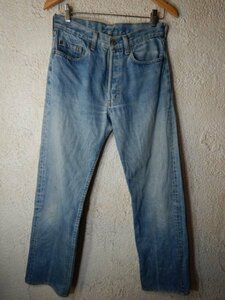 ｎ7704　レア　Levis　リーバイス　501　アメリカ製　ｗ30　vintage　ビンテージ　ボタン裏刻印525　デニム　ジーンズ　パンツ　人気