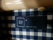 to3656　GAP　ギャップ　長袖　チェック　ボタンダウン　シャツ　BDシャツ　人気　送料格安_画像4