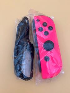 Nintendo switch ニンテンドースイッチ Joy-Con ジョイコン (R) ネオンピンク ストラップ付き