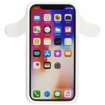 ★外箱痛みアリ★訳あり価格★ iPhone XS／iPhone X 共通 シナモロール サンリオ シリコン スマホケース SAN785CN_画像3