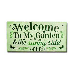 ガーデン ウッド サイン プレート (B) Garden Wooden SignPlate 庭 木製 花壇 飾り 装飾 インテリア 壁掛け ガーデニング【メール便OK】