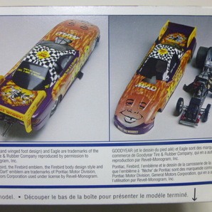 未組立 Revell ファニーカー マッド ファイヤーバード マッドレーシング レベル 1998年製造 Funny car MAD Firebird Madrecing Revlleの画像3