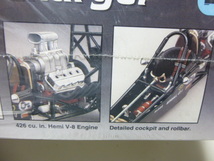 未組立 1971年式 リアエンジン ドラッグスター ドン・ガーリッツ ウインズチャージャー rear engine dragster Hotrod AMT ERTL1994年製造_画像3