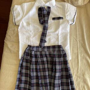 コスプレ ハロウィン JK 女子高生 白ブラウス 上下セット