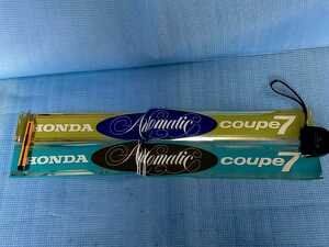 HONDA ホンダ coupe7 装飾用ステッカー 販売促進用 非売品 当時物 希少 昭和 レア レトロ ビンテージ