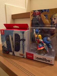 ゼルダの伝説 スカイウォードソード セット Joy-Con ジョイコン amiibo アミーボ ゼルダ&ロフトバード 新品未使用