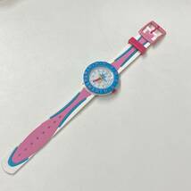 FLIK FLAK フリックフラック SWATCH　JUICE IT UP　ZFCSP073 スイス製　キッズ腕時計 ピンク クォーツ　34mm_画像2