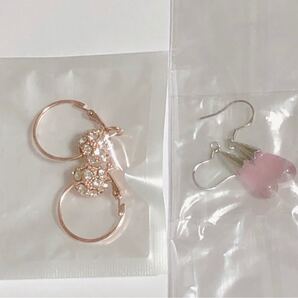 ★期間限定お値下げ レディスピアス レア品2点セットキラキラ動くタイプ 涙モチーフ 送料無料 即日匿名発送 素敵