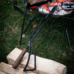 送料無料 正規品 ファイヤープレーストング テオゴニア製 炭 火 薪ばさみ キャンプ 焚き火 たき火 アウトドア キャンプ バーベキュー BBQ