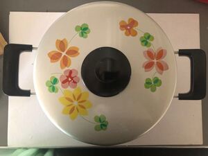 両手鍋20cm ママクイーン レトロ鍋 花柄