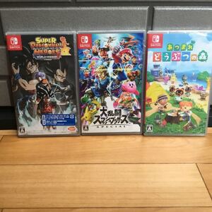 大乱闘スマッシュブラザーズSPECIAL スーパードラゴンボールヒーローズ あつまれどうぶつの森 Switch スイッチソフト