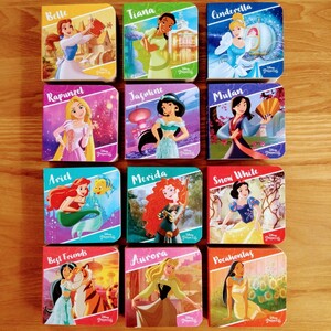【新品】Disney プリンセス 英語絵本 ミニボードブック