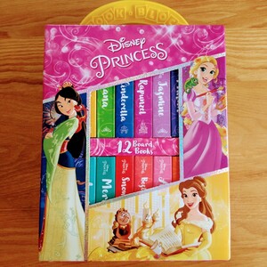 【新品】Disney プリンセス 英語絵本 ミニボードブックBOX