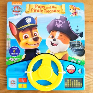 【新品】パウパトロール 英語絵本 ハンドルサウンドボードブック