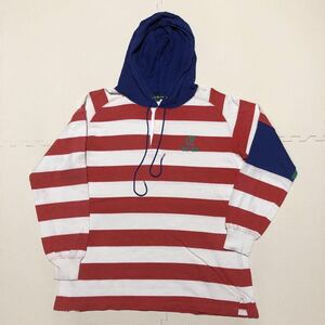 ★ 90's Ralph Lauren ラルフローレン RL-92 ボーダー パーカー ジャケット 160 ウィングフット