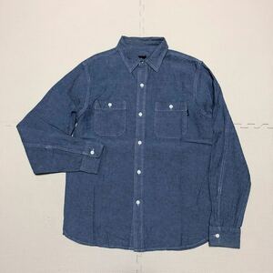 ★ Stussy ステューシー シャンブレーシャツ 長袖シャツ M