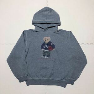 ★ RALPH LAUREN ラルフローレン 90's ポロベアー スウェット パーカー M