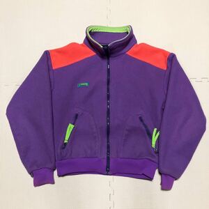 ★ Columbia コロンビア 90's USA製 レトロデザイン フリースジャケット M