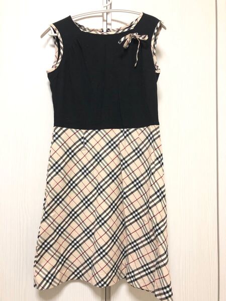 バーバリーワンピース ノースリーブワンピース ノバチェック BURBERRY