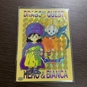  Dragon Quest trailing Battle карта . человек . Bianca K-21 гонг keV небо пустой. невеста Kirakira карта retro прекрасный товар очень редкий 
