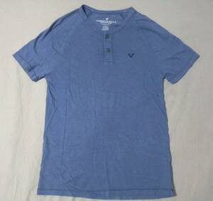 新品 AMERICAN EAGLE XS Tシャツ ヘンリーネック カットソー アメリカン・イーグル