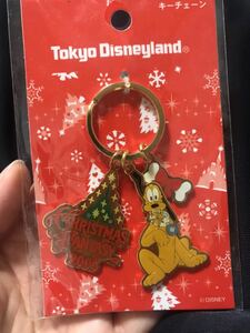 レア 新品 未開封 東京 ディズニーランド TDR TDL クリスマスファンタジー 2005 プルート キーチェーン キーホルダー