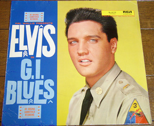 Elvis Presley - G. I. Blues - LP / Shoppin' Around,Frankfort Special,Wooden Heart,Blue Suede Shoes,RCA, NL 83735,イギリス盤,1983