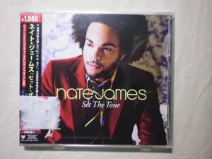 未開封 『Nate James/Set The Tone+3(2005)』(2006年発売,TOCP-66515,国内盤帯付,歌詞対訳付,映像付,R&B,SSW)