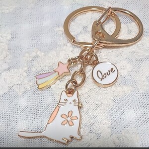 ねこちゃんキーホルダーバッグチャーム*ハンドメイド