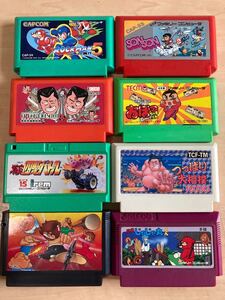 中古ファミコンソフト 8本【ランダムセット】