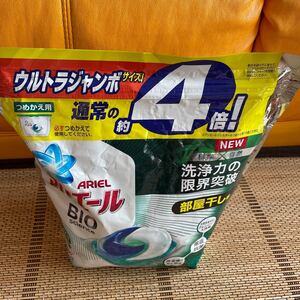 P&G アリエール BIOジェルボール部屋干し用 つめかえウルトラジャンボサイズ