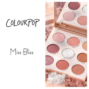Colourpop eyeshadow palette miss bliss カラポ アイシャドウパレット