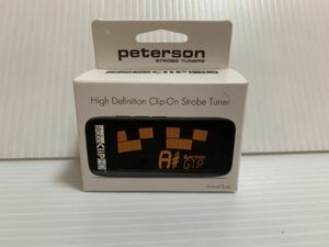 ☆新品　Peterson ピーターソン StroboClip HD ストロボ　　クリップチューナー　チューナー