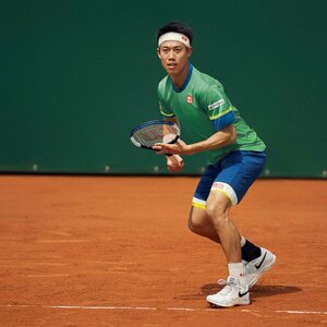 【貴重品】UNIQLO ユニクロ テニスウェア 錦織圭モデル Kei Nishikori ジョコビッチ Novak Djokovic フェデラー Roger Federer L 上下