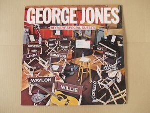 P6480　即決　LPレコード　GEORGE JONES『MY VERY SPECIAL GUESTS』　輸入盤　UK盤