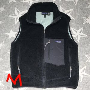 パタゴニア クラシックレトロXベスト ブラック ヴィンテージ 希少USA製!! patagonia