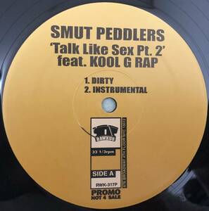 US Promo / Smut Peddlers / Talk Like Sex Pt2 Feat Kool G Rap / 2001 Hiphop